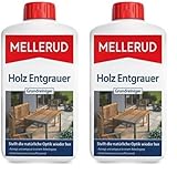 Mellerud Holz Entgrauer Grundreiniger | 1 x 1 l | Kraftvoller Schutz vor Verwitterung und...