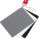 ChromLives Weißabgleichkarte 18% Weiß Graukarte 12,7 x 10,2 cm für Video-,...