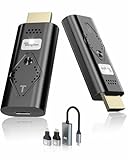 Wireless HDMI Transmitter and Receiver,4K Decoding 1080P für HDMI Funk HDMI...