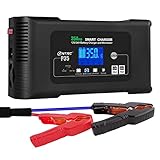 Haisito Ladegerät Autobatterie 12V/24V 35A, Intelligent Schnell...