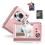 Fine Life Pro Digitalkamera 4K FHD Fotoapparat 48MP Fotokamera Kompaktkamera mit 16X...