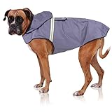 Bella & Balu Hunderegenmantel – Wasserdichter Hundemantel mit Kapuze und Reflektoren...