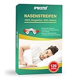 Nasenpflaster Schnarchen, 120 Stück Extra Starke Nasenstrips Besser Atmen,...