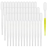 150 Stück 3 ml Transferpipette aus Kunststoff, Einweg Messpipette für Wissenschaftliche...