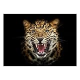 Puzzel 1000 Teile Erwachsene- Angry Cheetah -Klassische Puzzles 1000 Teile Puzzles Für...