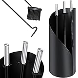KESSER® Kaminbesteck Set 4-teiliges Kaminzubehör - Modern Design, beschichtet,...
