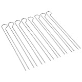 Weber Doppelspiesse Set (30 cm lang), 8 Stück, ideal zum Fixieren von Garnelen,...