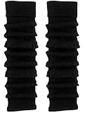 TODO Warme Stulpen Damen schwarz mit Wolle - Weich Beinstulpen Damen Lang. Beinwärmen...