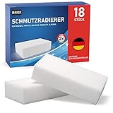 BROX® Schmutzradierer – 18x Schwamm – Radierschwamm für Haushalt, Auto & Schuhe –...