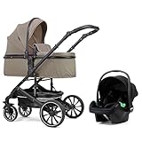 Pixini Kinderwagen Kalani 3in1 Kombikinderwagen, inkl. Babywanne & Buggy & Auto-Babyschale...