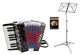 Classic Cantabile Bambino Kinder-Akkordeon Set (8-Bass Kinder-Akkordeon mti 17...