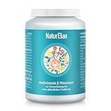 Vegan Vitamine mit 500µg B12, B1, B2, B5, B6, B9, D3, K2, Eisen, Zink usw., 13...