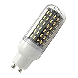 Aoxdi 1 Stück GU10 9W LED Leuchtmittel Birnen, Warmweiß, GU10 LED 9W Mais...