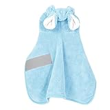 Hundehandtuch – 1–2 cm, schnell trocknender Bademantel mit Kapuze für Hunde und...