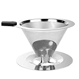 Vicloon Edelstahl Wiederverwendbare Kaffee Filter,Papierloser Kaffeefilter,dauer...