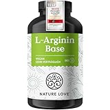NATURE LOVE® L-Arginin Base mit Citrullin - 365 Kapseln - Hochwertiges...