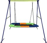 Dripex Schaukelgestell Kinder, Metall Schaukelgerüst bis 200KG Stabil und Belastbar...