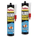 Pattex Kleben statt Bohren Innen & Außen, Montagekleber & Baukleber für innen...