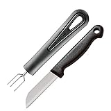 Westmark 28152280 Pellkartoffelgabel /Messer Set, PP/Edelstahl, schwarz /...