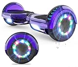 VOUUK Hoberboard 6,5-Zoll-Hoverboard mit zwei Rädern, Mit Bluetooth-Lautsprecher, Mit...