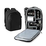 bagsmart Kamerarucksack, DSLR SLR Kameratasche Passend für 13,3-Zoll Laptops,...