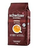 Schwiizer Schüümli Crema, 100 Prozent Arabica Kaffeebohnen,...