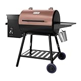 VEVOR Holzpelletgrill Smoker, 8 in 1 BBQ Grills für Outdoor Kochen, 456 Quadratzoll...