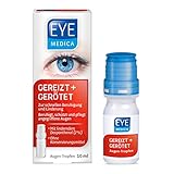 EyeMedica Gereizt + Gerötet, Augentropfen zur Beruhigung der Symptome von strapazierten...