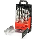 BeHappy Holzbohrer Set 25-tlg, HSS-G Holzspiralbohrer Set, Profi Holzbohrer Set...