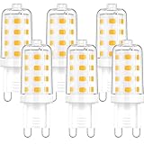 Oaomi G9 LED Lampe Warmweiß 3000K G9 LED, LED Leuchtmittel 3W Entspricht...