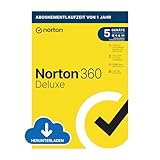 Norton 360 Deluxe 2024 | 5 Geräte | Antivirus | Secure VPN | Passwort-Manager |...