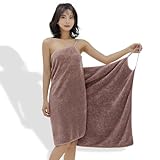 Wzhtuzi Saunakilt Damen Saunatuch Weich, Bademantel Badetuch,Tragbare Sauna Badetuch,...