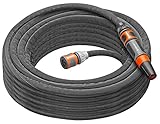 Gardena Liano Life Textilschlauch 1/2 Zoll, 15m Set: Hochflexibler...