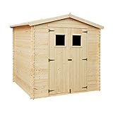 Holzhaus Gartenhaus TIMBELA M369 - Gartenschuppen Holz B236xL226xH218 cm/ 4.33...