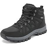 FLARUT Herren Winterstiefel Warm Gefüttert Wanderstiefel Schneestiefel Trekking...