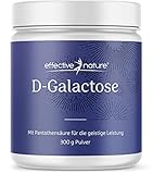 D-Galactose - 100% Galaktose Pulver hochrein mit B-Vitaminen - Mit Pantothensäure für...