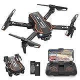 Drohne mit Kamera HD 720P für Kinder, RC Drone Quadcopter mit WiFi Übertragung, Kopflos...