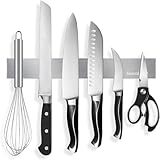 SMART&COOL Magnetleiste Messer Selbstklebend 30cm - Magnet Messerleiste aus Edelstahl mit...