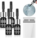 HONBQYCC Steinschlag reparaturset windschutzscheibe 4er-Pack, Windschutzscheibe...
