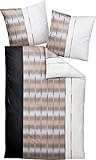 Janine Bettwäsche Interlock-Feinjersey braun Größe 135x200 cm (80x80 cm)
