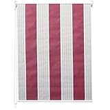 Rollo HWC-D52, Fensterrollo Seitenzugrollo Jalousie, 110x230cm Sonnenschutz...