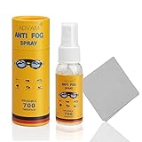 Anti Beschlag Spray, Fog für Brillen Beschlagspray,30ml Hochleistungs...