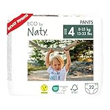 Eco by Naty Baby Windeln Pants - umweltfreundliche Premium-Bio Höschenwindeln aus...