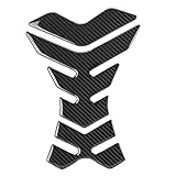 Motorrad Tank Pad, Motorrad Tank Schutz, Universal Carbon Faser Tank Pad 3D Aufkleber...
