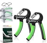 zenlete Profi Fitness Handtrainer, 2-er Set Fingerhantel einstellbar von 5-60...