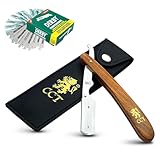 The Cambridge Cutthroat® Cut Throat Rasierer-Set - Missanda Hartholz & Edelstahl...