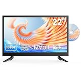 DESOBRY 22 Zoll Kleiner Fernseher 1080P Integriertem DVD-Player, Mini TV...