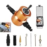 7 Stück Blechknabber Set,360 Degree Adjustable Blechschneider für Akkuschrauber,...