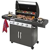 Campingaz Gasgrill 4 Series Classic EXSE, BBQ Grill mit 4 Edelstahl-Brennern und...