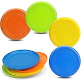 LNCOJOLM 8 Stück Flying Discs Flugscheibenspielzeuge für Kinder und Erwachsene, Wurfring...
